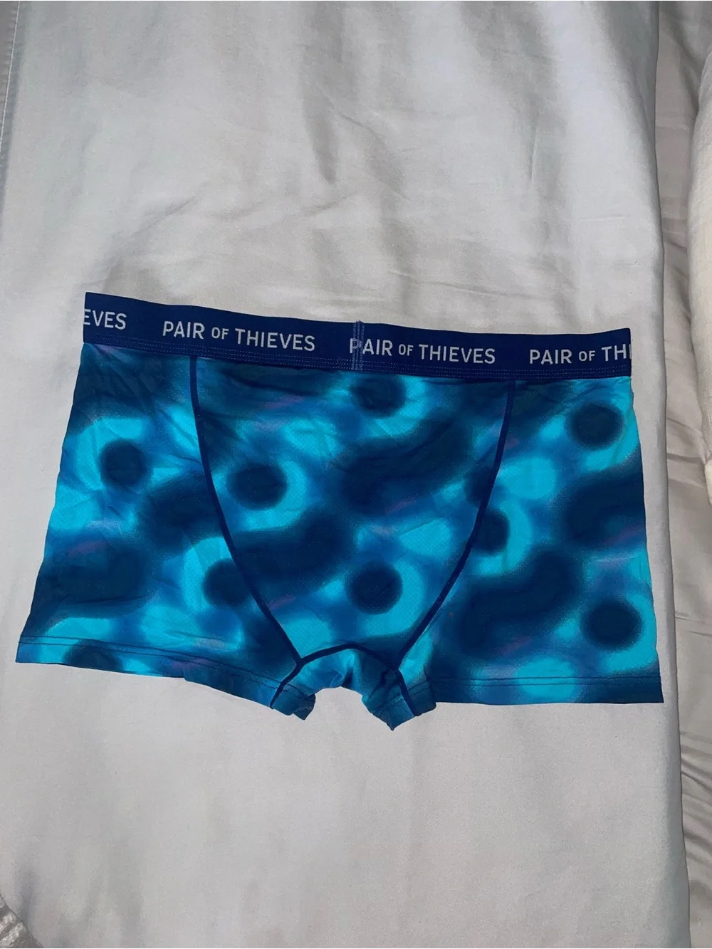 Pair of Thieves Men’s Blue Patterned Boxer Briefs